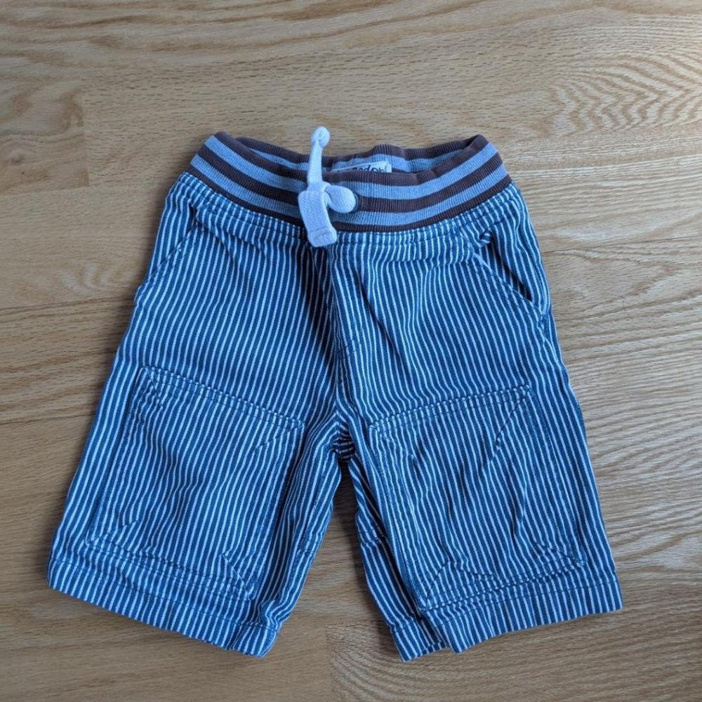 Mini Boden Striped Shorts